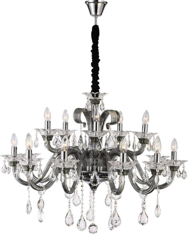 GLITTERLAMPA (03) FI 95 X 70 CM SILVER