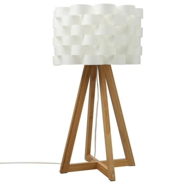 Bordslampa - MOKI - H55cm - Bambus - Papper - Modern design