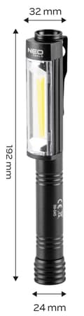 Miniatyrbillede 3 af 9: Batteridrevet inspektionslampe 400lm COB