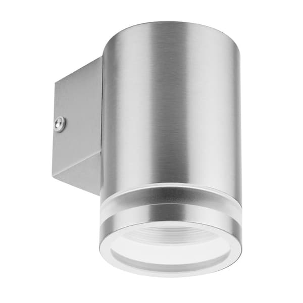 Enkel silver utomhuslampa