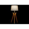Miniatyrbild 2 av 2: skrivbordslampa brun beige polyester trä 220 v 50 w