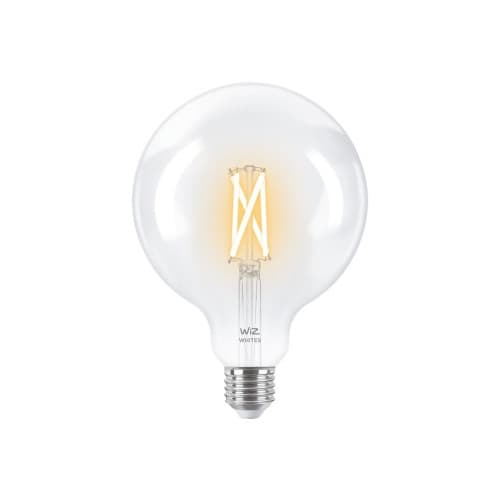 WiZ - LED-glödlampa med filament - form: G125 - klar finish - E27 - 6.7 W - kallt vitt/varmt vitt ljus - 2700-6500 K