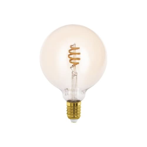 Eglo Connect-Z - LED-glödlampa med filament - form: G125 - E27 - 4.9 W - tonbar vit - 2200-6500 K - bärnsten