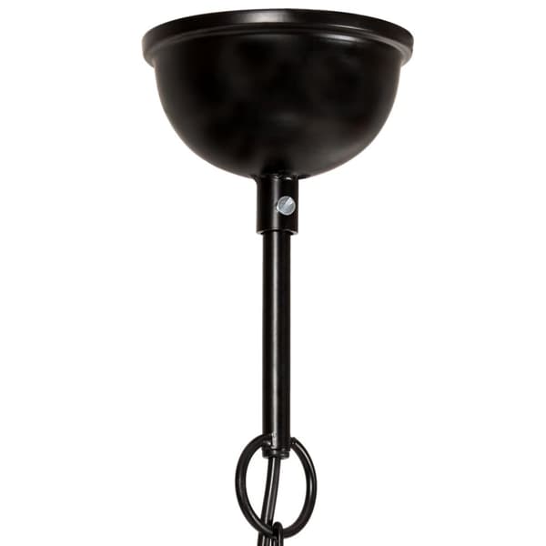 Hänglampa industriell 25 W svart rund 40 cm E27