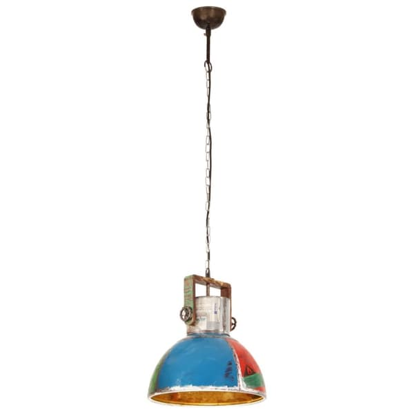 Hänglampa industriell 25 W flerfärgad rund 40 cm E27