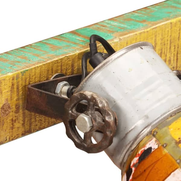 Industriell vägglampa flerfärgad 65x25 cm E27