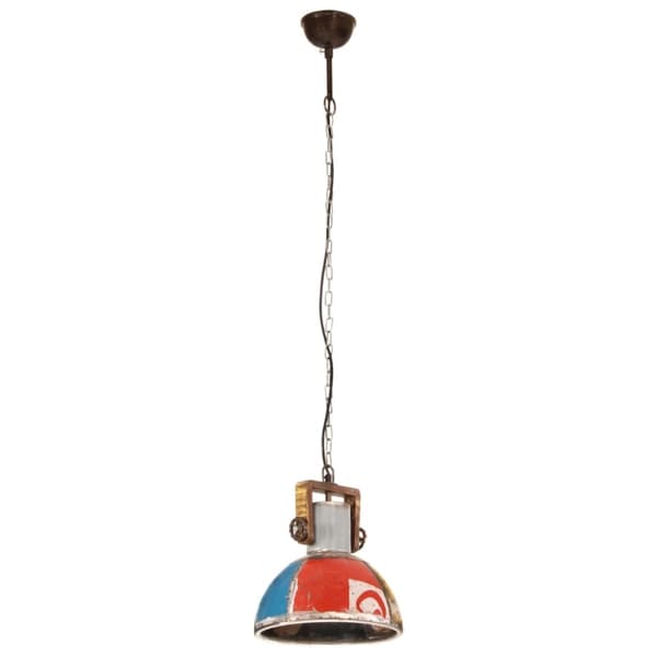 Hänglampa industriell 25 W flerfärgad rund 30 cm 27