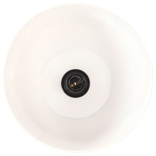 Golvlampa vit massivt mangoträ E27