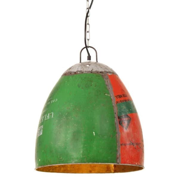 Hänglampa industriell 25 W flerfärgad rund 42 cm E27