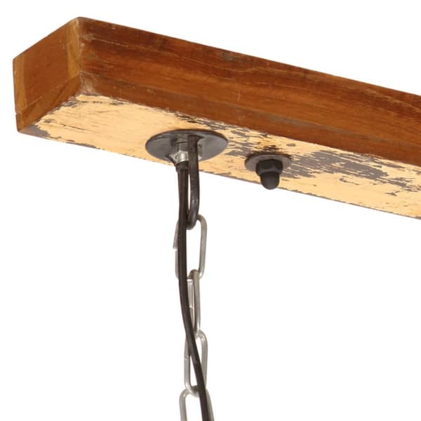 Hänglampa industriell vintage 25 W flerfärgad rund 111 cm E27