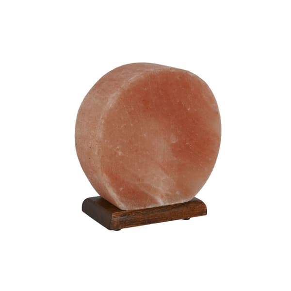 Bordlampe Home ESPRIT Brun Pink Salt Mangotræ 15 W 220 V 16 x 7 x 18 cm