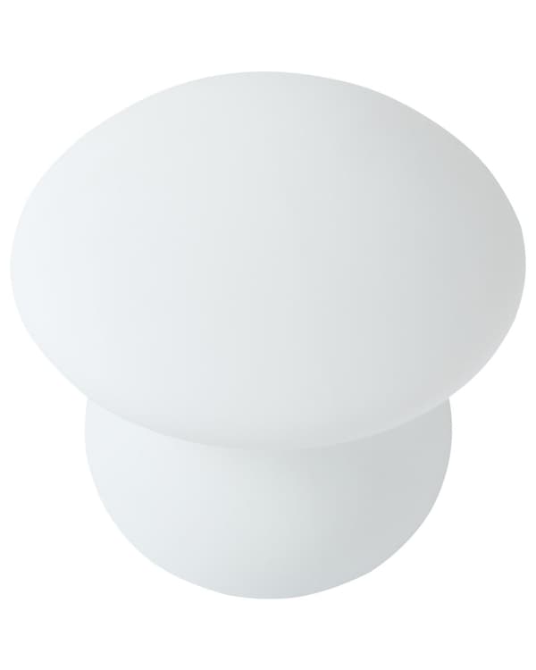 Utendørs LED-bordlampe Sopp Hvit Syntetisk Materiale IP54 Vanntett med Fjernkontroll Hage Terrasse Belysning Løsning