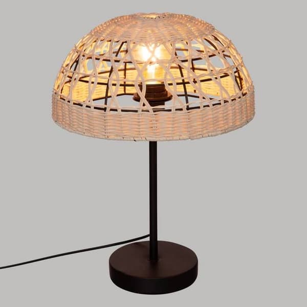 Lampe "Rory" i metall H41,5cm - Beige - Atmosphera inredningsdesigner