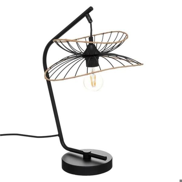 Bordslampa "Alara" - metall och silikon - svart - H50 cm - Svart - Atmosphera inredningsdesigners Svart