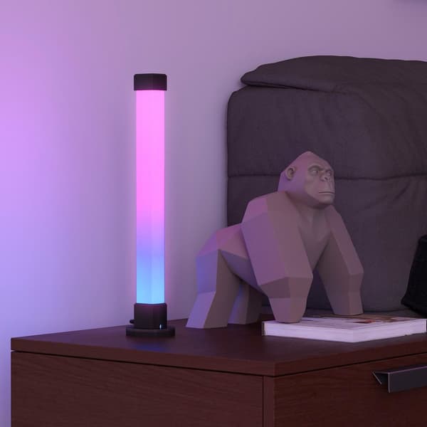 Rootz LED -bordlamper Set - Ambient Light - Smart Lamps - Music Sync - 6L X 6W X 32,5h cm - Forbedre din værelse atmosfære