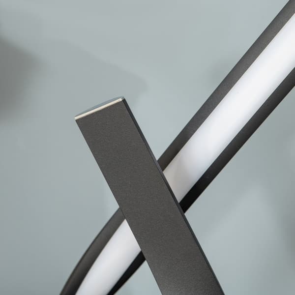 Rootz Modern Table Lamp - Design Spiral Lamp - LED Desk lys - Romantisk atmosfære - 21L x 15W x 43H cm
