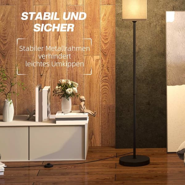 Rootz Modern Floor Lamp - Belysningsarmatur - Belysningsstativ - Fodafbryderens bekvemmelighed - 25ø x 161,5h cm