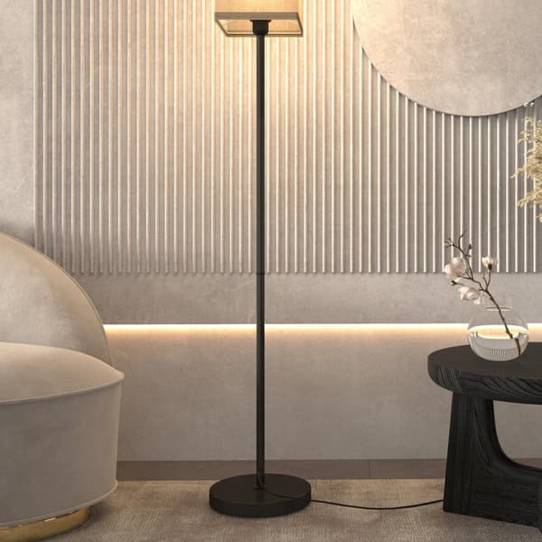 Rootz Modern Floor Lamp - Belysningsarmatur - Belysningsstativ - Fodafbryderens bekvemmelighed - 25ø x 161,5h cm