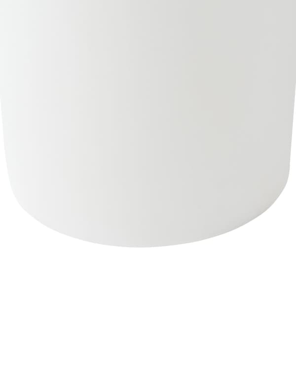 Gulvlampe Hvid Plast H 78 cm Cylinder Udendørs Belysning LED Stander Lampe med Fjernbetjening Glow Havelys RGB Udelys med Batteri