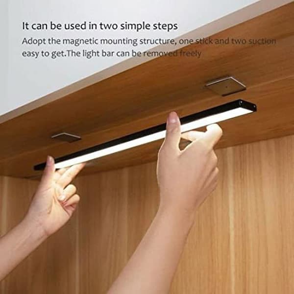 Garderobslampa - Yeelight - A60 - 60 cm - Svart - LED 4W - Inomhus