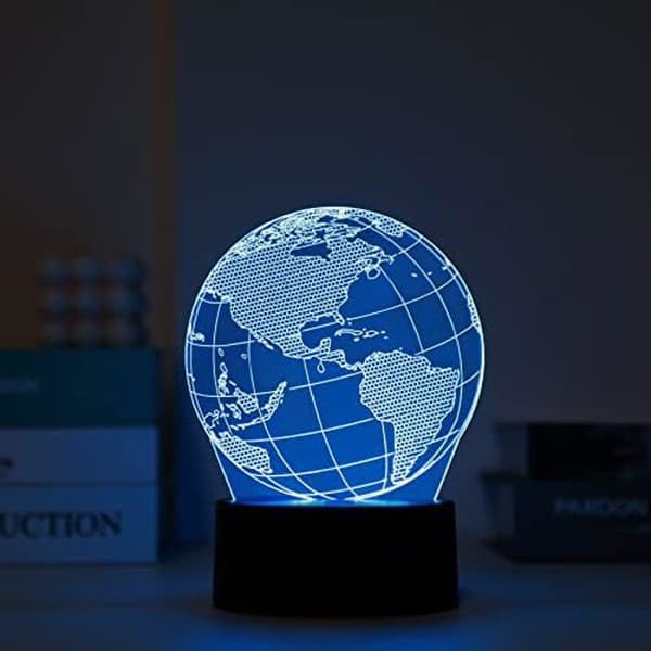 LED-lampa - I-TOTAL - Mondo 3D - Touchbase - Fjärrkontroll - 3W - Grön