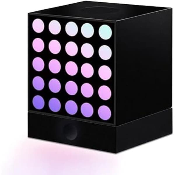 Bordslampa - YEELIGHT - Kub - Intelligent - Wi-Fi/Bluetooth - Svart