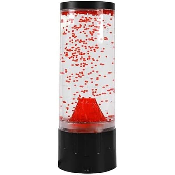 Lampa - I-TOTAL® - Vulkan - 30 cm - LED-belysning - Modern design - Röd