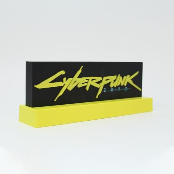 Cyberpunk 2077 logotyplampa