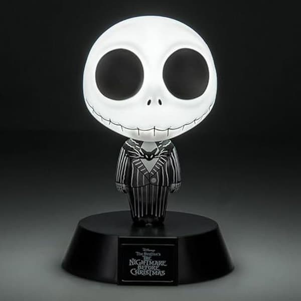 Icon Jack Skellington Lampa - PALADONE - 10 cm - Flerfärgad - Batteridriven - Inredning