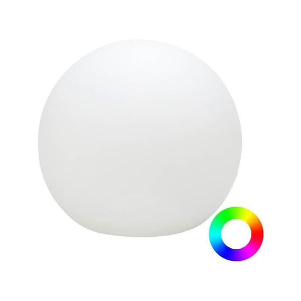 Boule sphère lumineuse MOOVERE 50cm utomhus utomhus Sol+Uppladdningsbart batteri LED/RGB