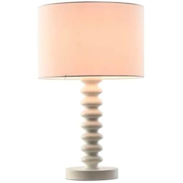 Bordslampa - HOME ESPRIT - Vitmetall - 30 x 30 x 50 cm - Modern design - Elektrisk Vit