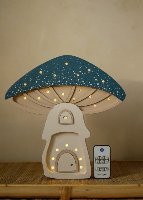 Little Lights - Nattlampa Hem Svamp Blå