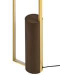 Miniatyrbillede 7 af 9: LED-gulvlampe guld aluminiumsskærm lampeskærm jernbase stue soveværelse lys belysning moderne