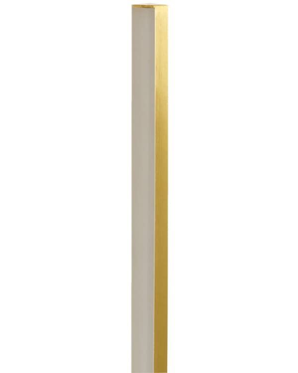 LED-væglampe guld aluminiumsskærm 90 cm 1-punkts lampeskærm sort jernfod stue soveværelse lys moderne belysning