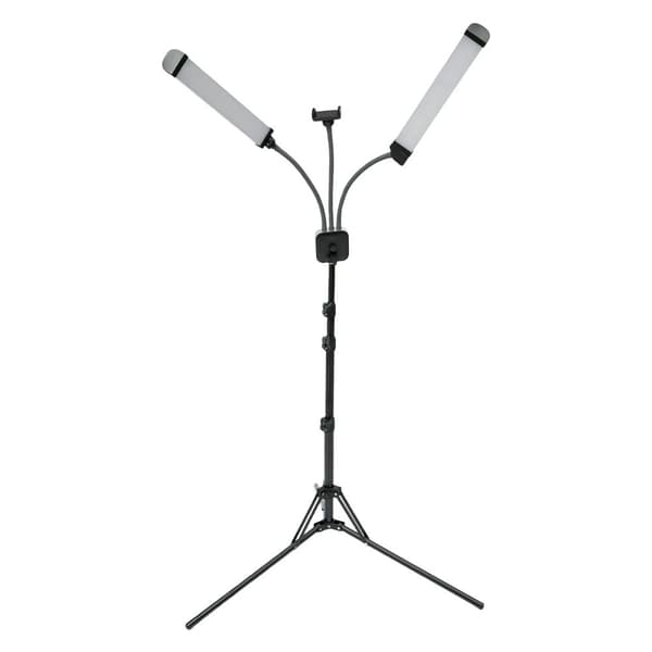 Dæmpbar LED-lampe, justerbar farvetemperatur, 40W effekt,sort, 40W, 3000-6000K