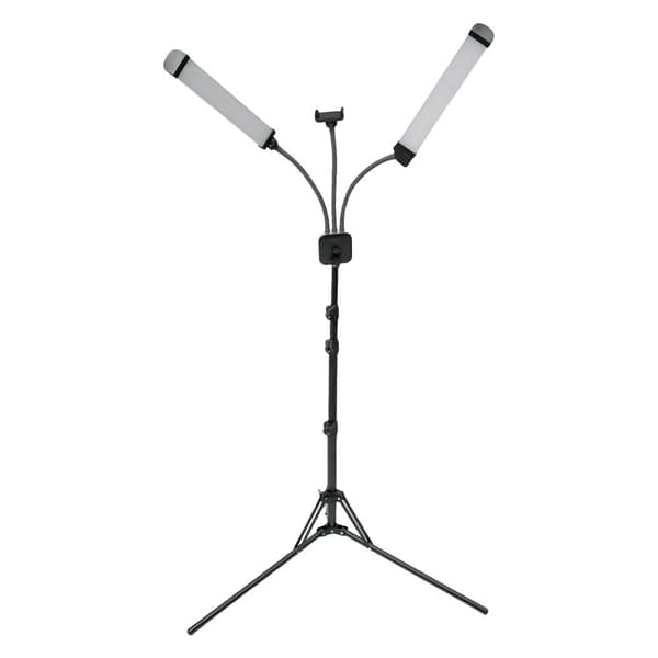 Dæmpbar LED-lampe, justerbar farvetemperatur, 40W effekt,sort, 40W, 3000-6000K