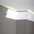 Miniatyrbild 1 av 5: PROVISTON Taklist 47 x 120 x 2000mm Vit LED Klassisk