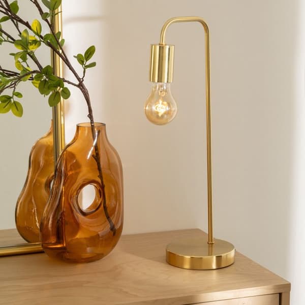 Keli metallbordslampa - Guld - H 45 cm