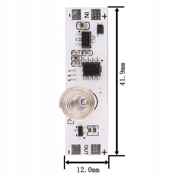 LED-stribe lysdæmper 12V touch 5A
