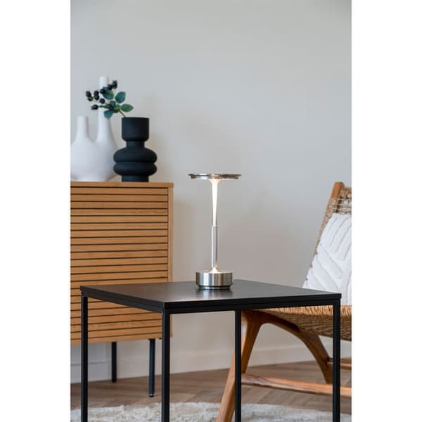Lyneham Bordslampa LED uppladdningsbar Silver Dekor.