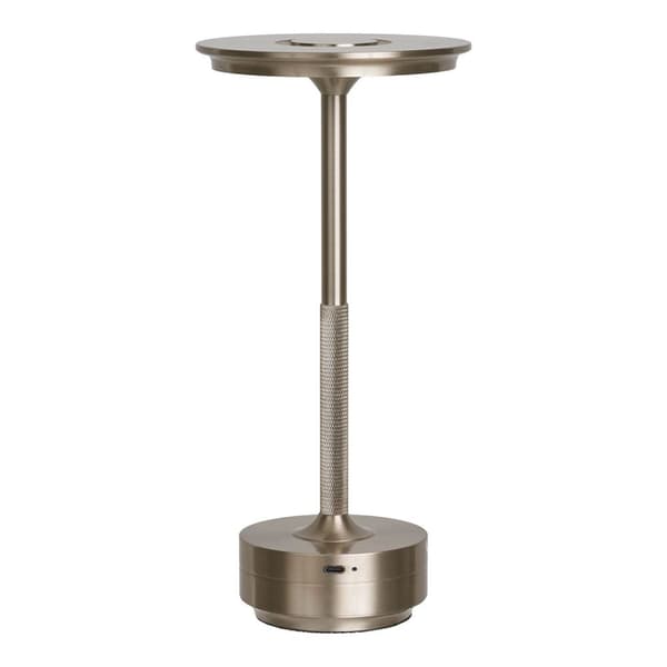 Lyneham Bordslampa LED uppladdningsbar Silver Dekor.