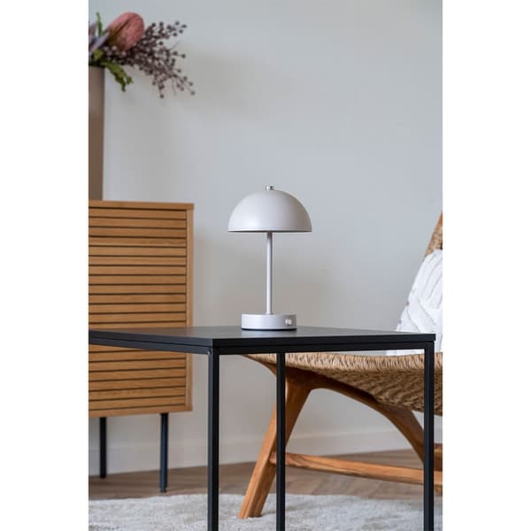 Holt bordlampe LED oppladbar sandfarget.
