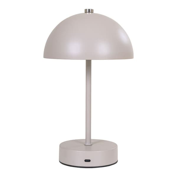 Holt bordlampe LED oppladbar sandfarget.