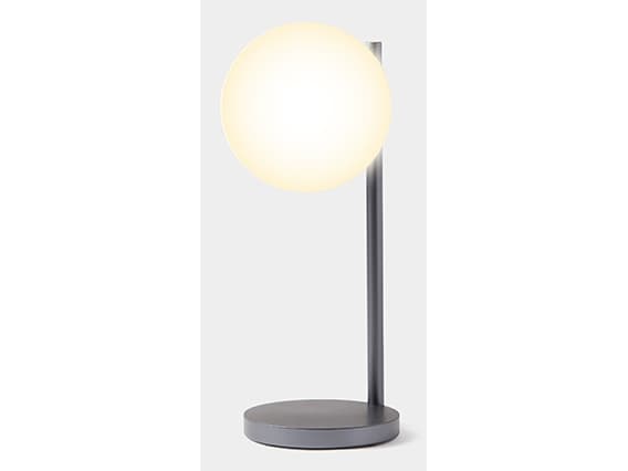 LEXON LH70X, Grå, Metallisk, Akrylnitrilbutadienstyren (ABS), Gjuten aluminium, Glas, Sovrum, Barnrum, Korridor, Bord, Kontor, LED, Varmvitt, 150 LM Grå, Metallisk