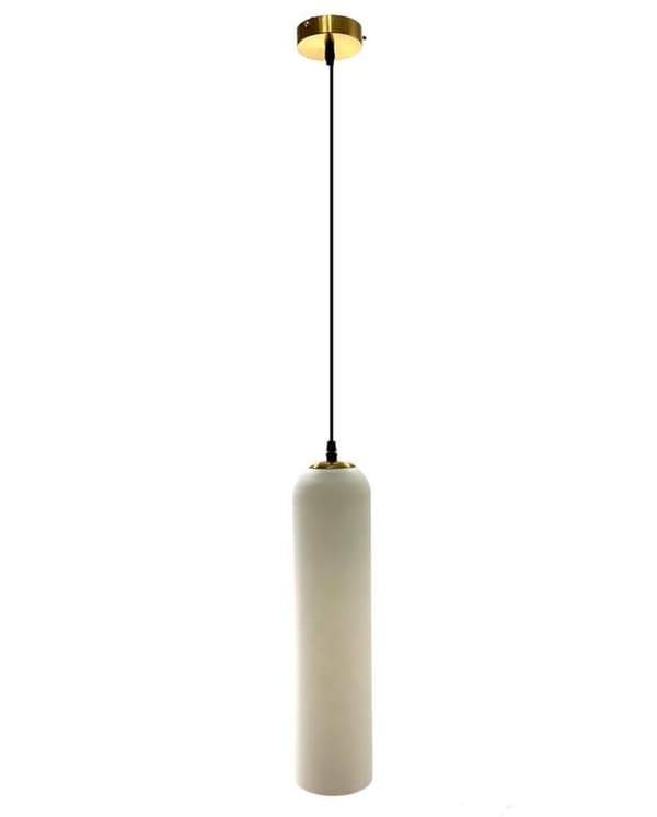 Klok White - modern taklampa guldvit