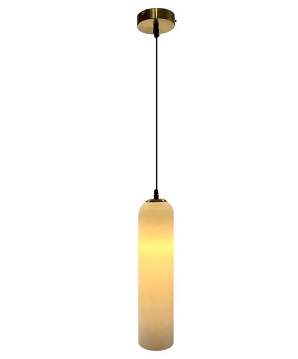 Klok White - modern taklampa guldvit