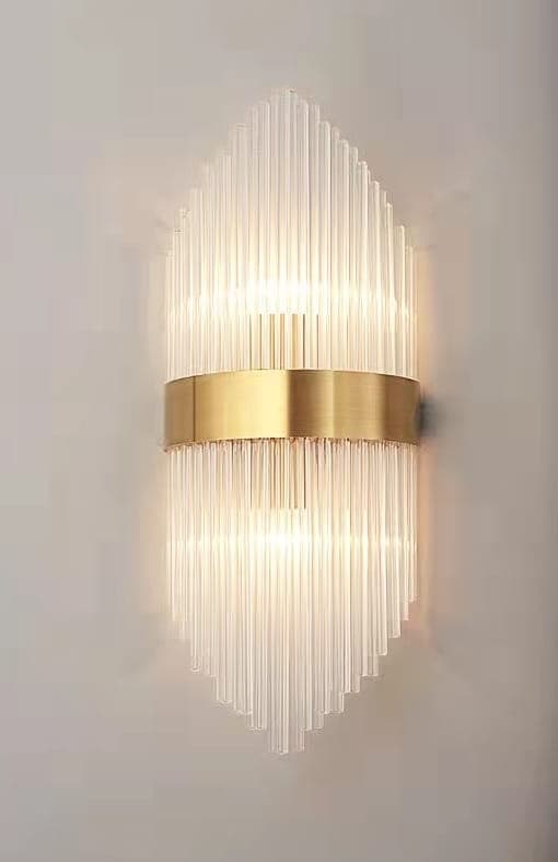 Nitra W2 - stor kristallvägglampa 60cm