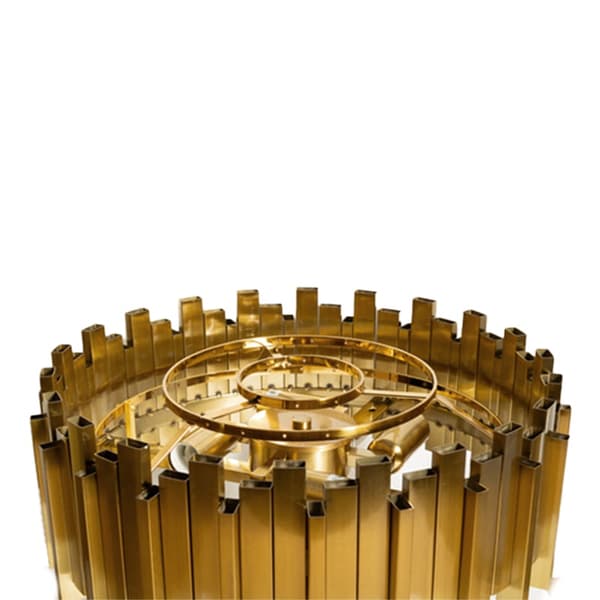 Pipe Orgel Mässing Variant - kristall taklampa 40cm