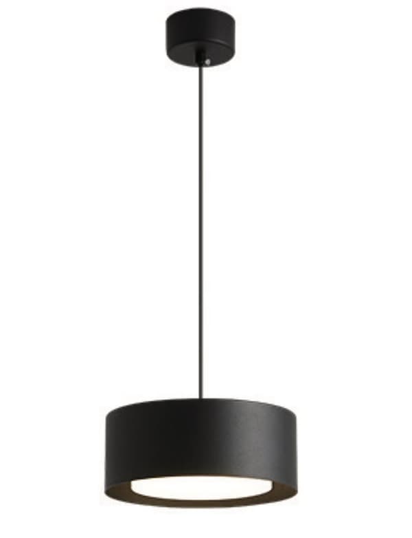 Cilindro P Sort - Moderne Metal LED Pendel