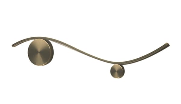 Phala Messing - stor moderne LED væglampe 80cm